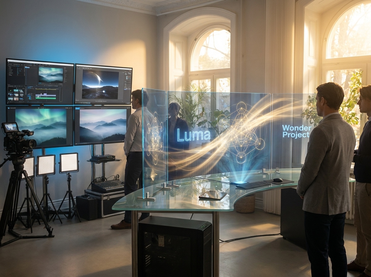 Luma推出人工智能驱动的制作工作室，并推出以信仰为主题的Wonder Project项目