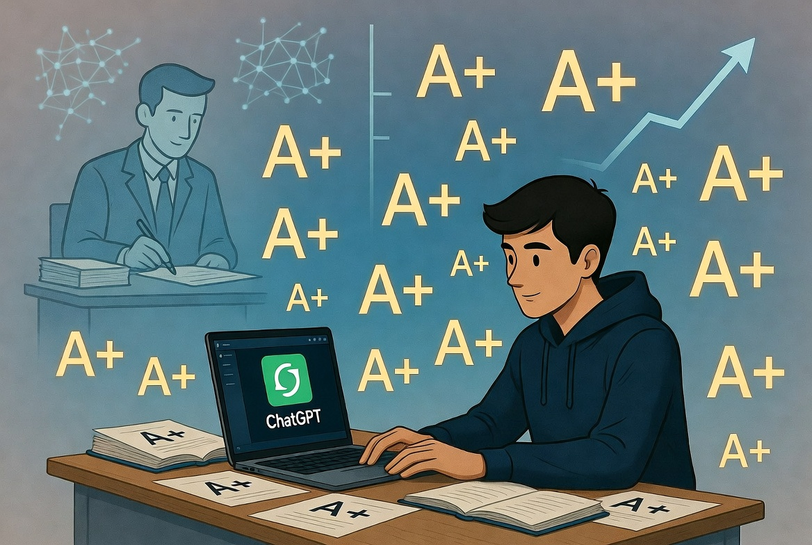 A等成绩突然遍地开花：ChatGPT出现后，大学成绩单正在悄然改变