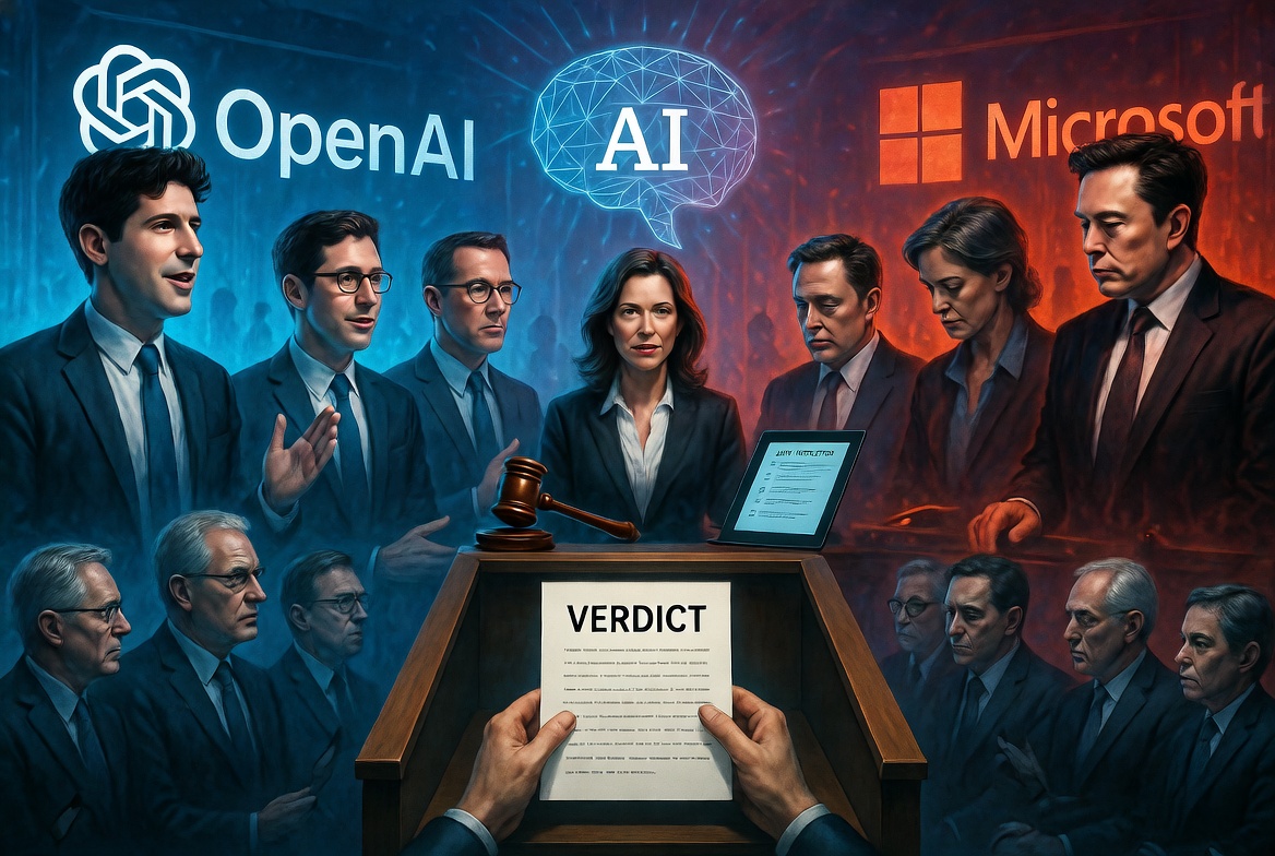 OpenAI完胜马斯克：陪审团一致否决其全部核心指控，法官当庭驳回诉讼