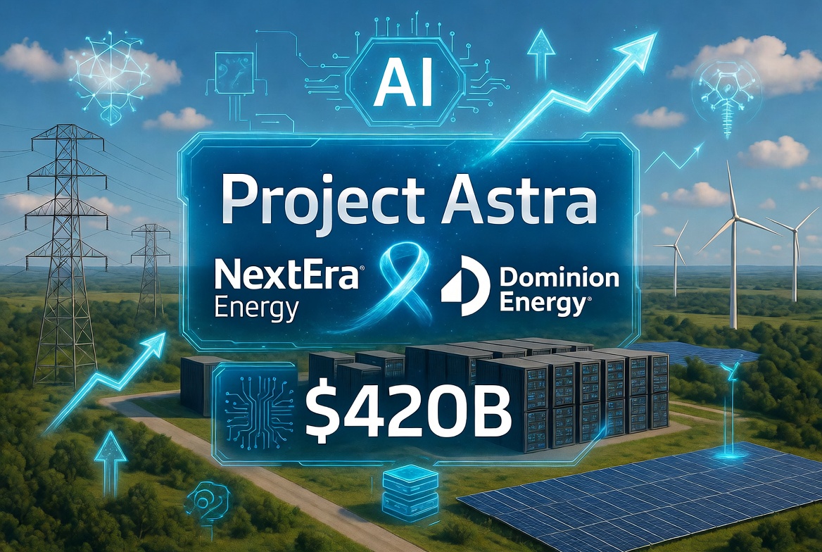 Project Astra：4200亿美元超级并购案，点燃美国AI革命电力引擎