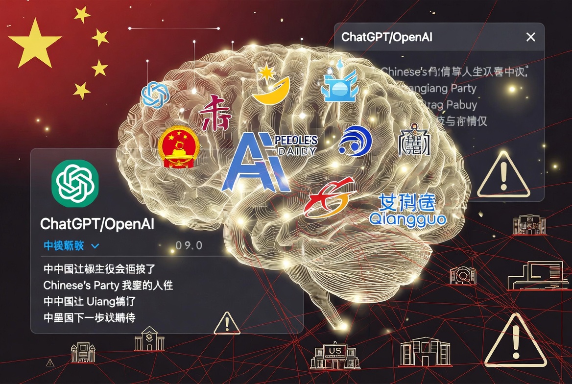 隐藏的中国影响力：美国顶尖大学研究发现，中国官媒内容已深度嵌入全球主流AI大模型训练数据