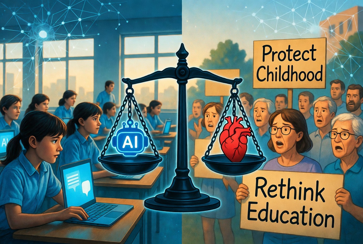 孩子为何在学校使用AI？家长反弹下的教育反思