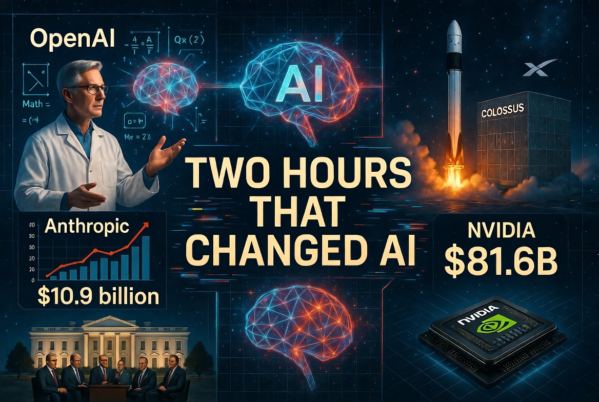 两小时改变AI格局：OpenAI、Anthropic、SpaceX与特朗普行政令齐发