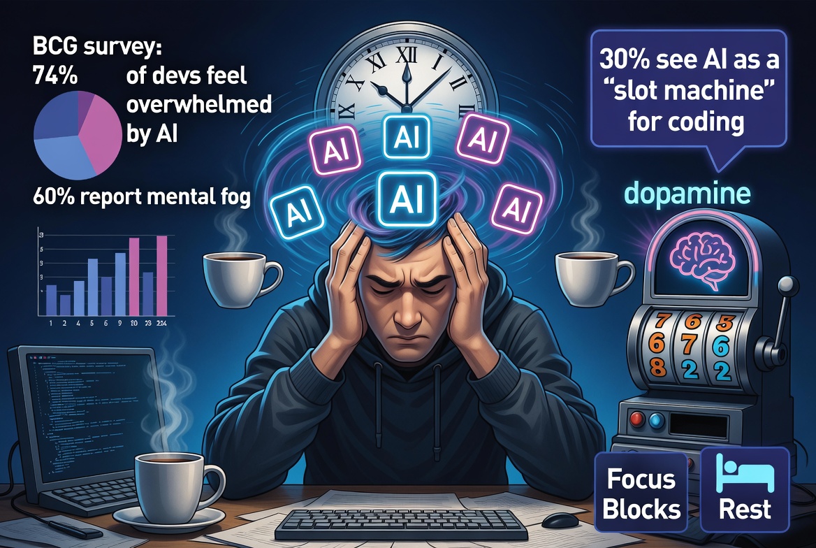 AI脑疲劳：开发者为何被AI代理“烤焦”大脑